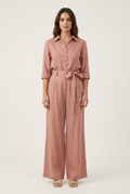 Dusty rose outfit front view