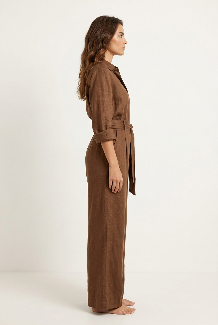 Brown outfit right side view