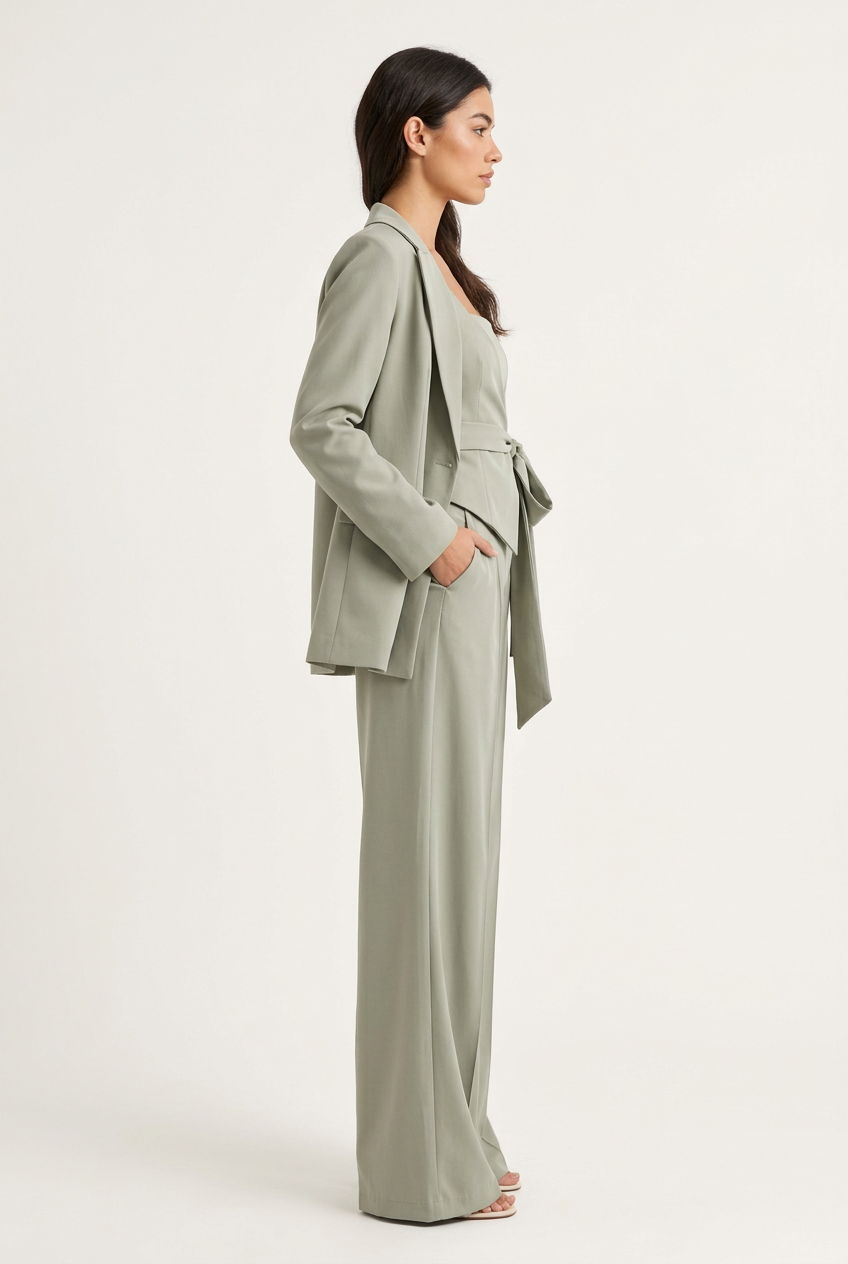 Minimalist Tailored Set right side view