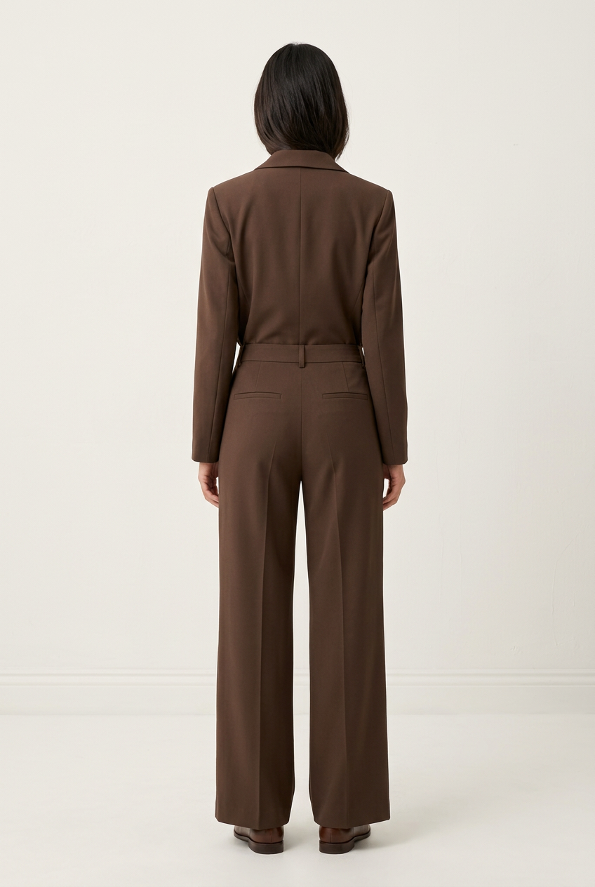 Chocolate Suit proposed back view
