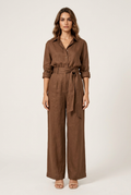 Brown outfit front view