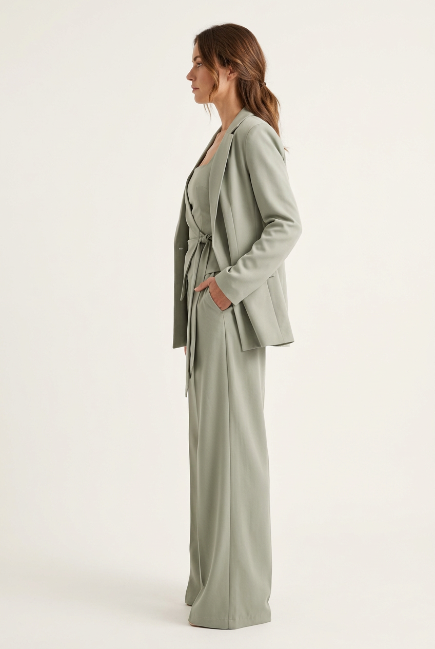 Minimalist Tailored Set left side view